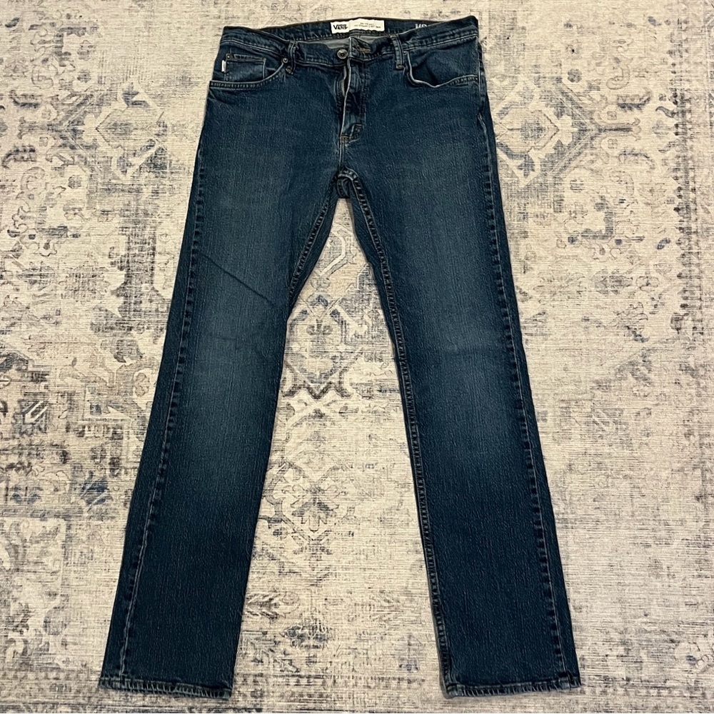 Vans Men’s 32x34, V56 Standard Classic Blue Denim Jeans